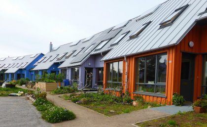 Findhorn ecovillage in Scotland, where residents have collaboratively designed and manage their own homes within a connected community. (Creative Commons)